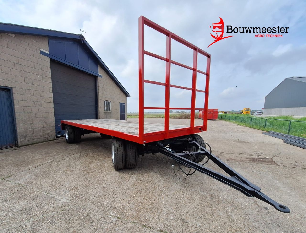 Bladgeveerde 16-tons landbouwwagen te koop!