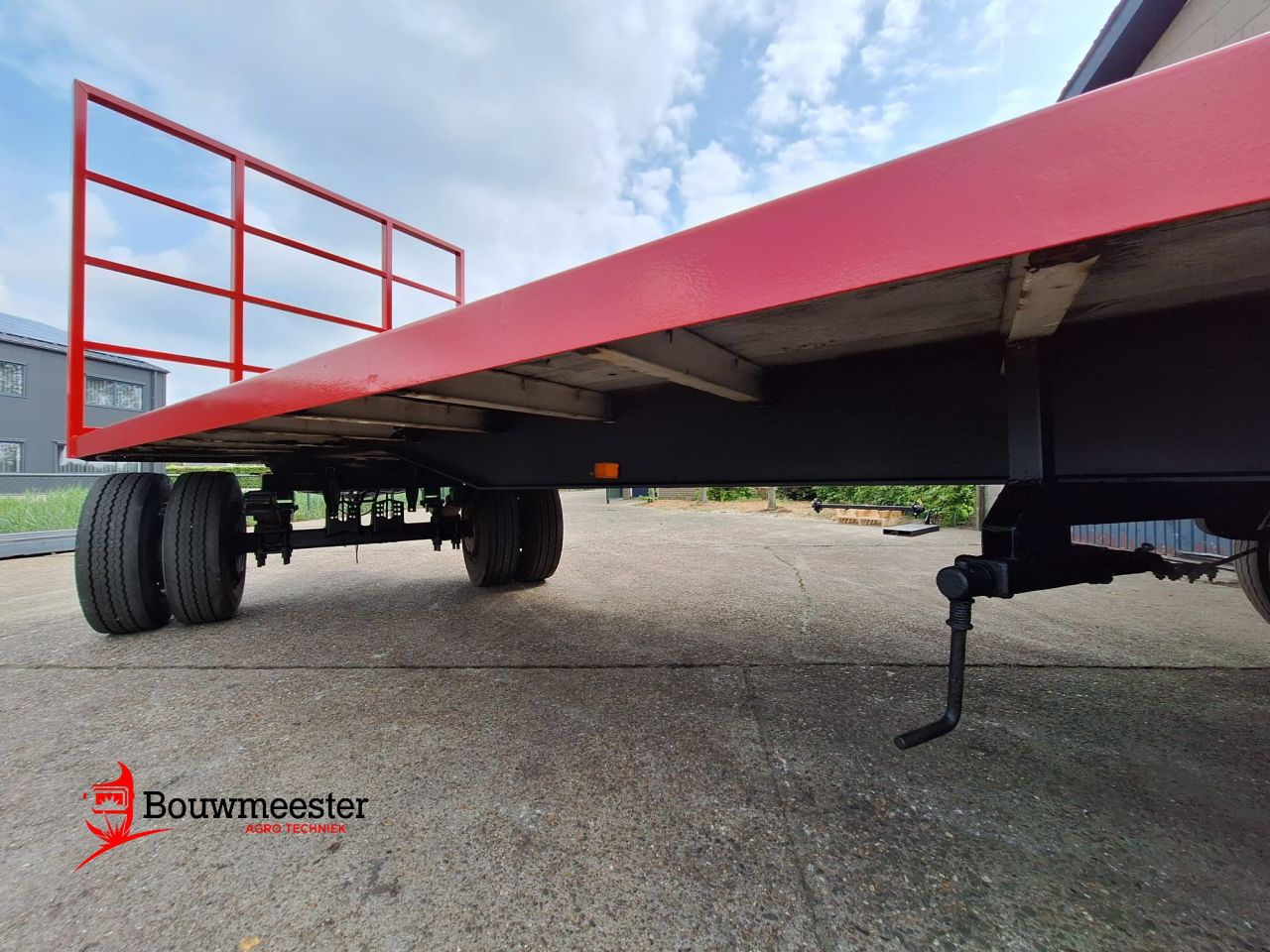 Bladgeveerde 16-tons landbouwwagen te koop!