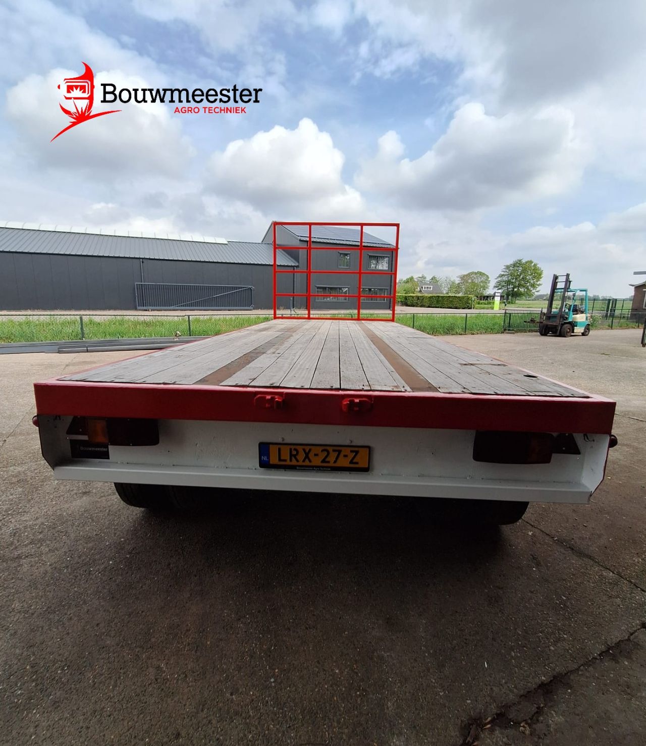 Bladgeveerde 16-tons landbouwwagen te koop!
