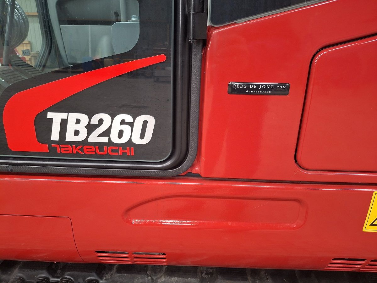 Takeuchi TB260, minigraver, minikraan, BJ2026, Nieuw!