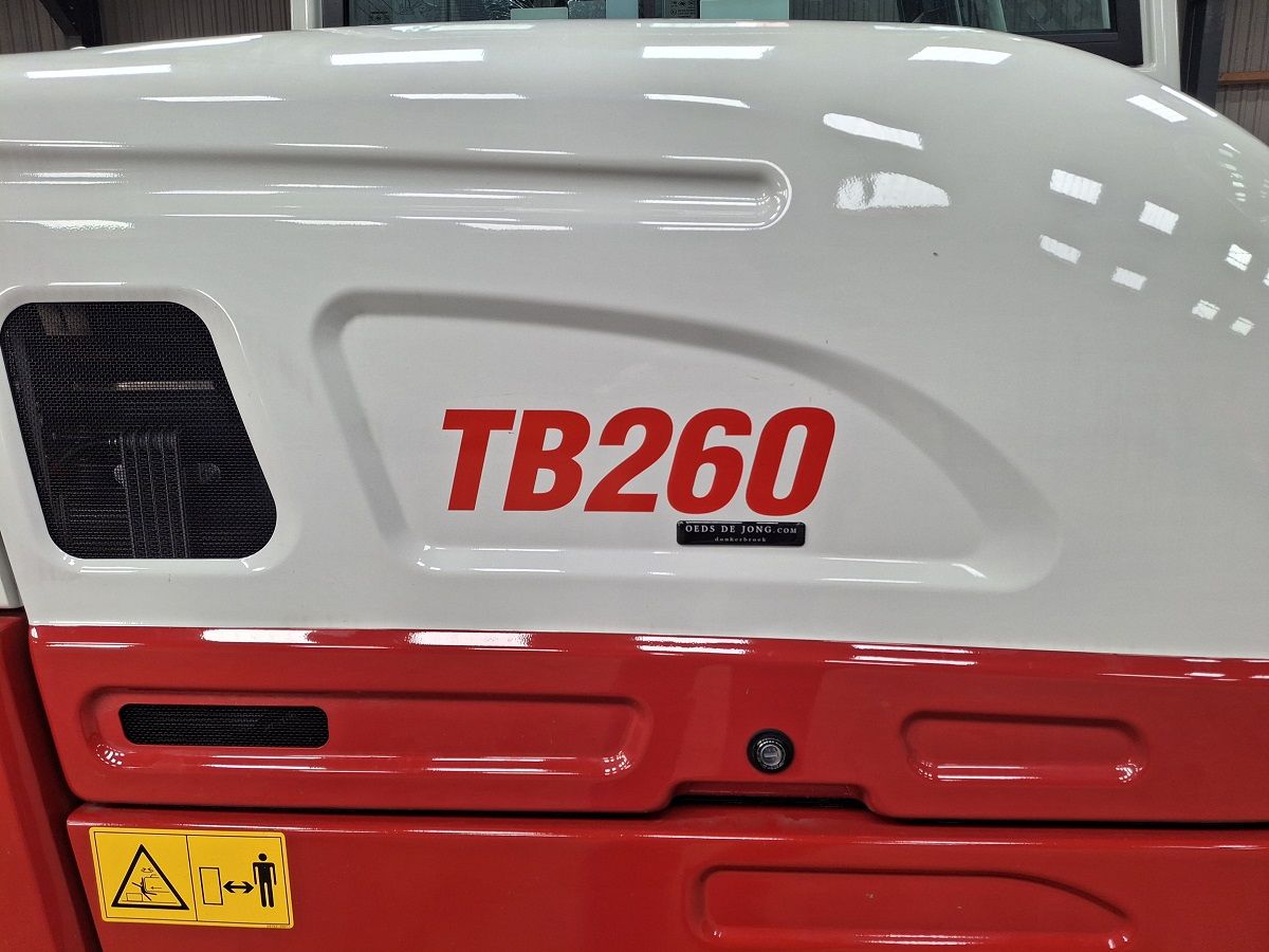 Takeuchi TB260, minigraver, minikraan, BJ2026, Nieuw!
