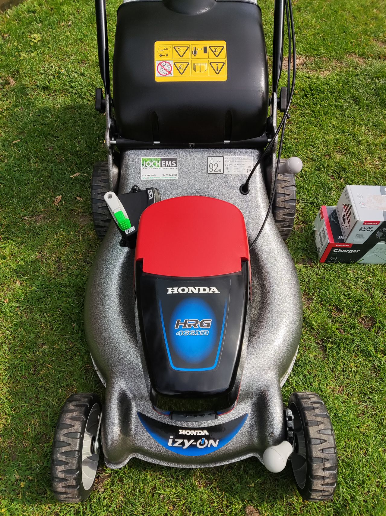 Nieuwe HONDA 36V accu grasmaaier (Type HRG466XB, 46 cm.)