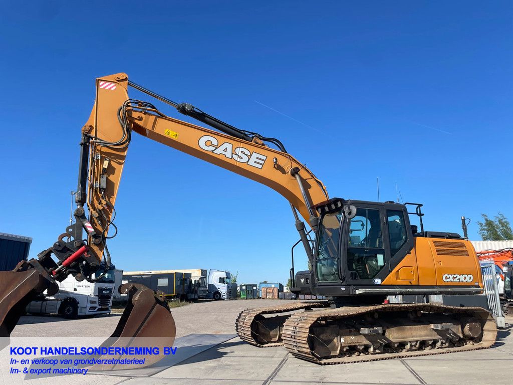 Case CX 210D! 7500H-GPS-Kantelstuk-2xBak