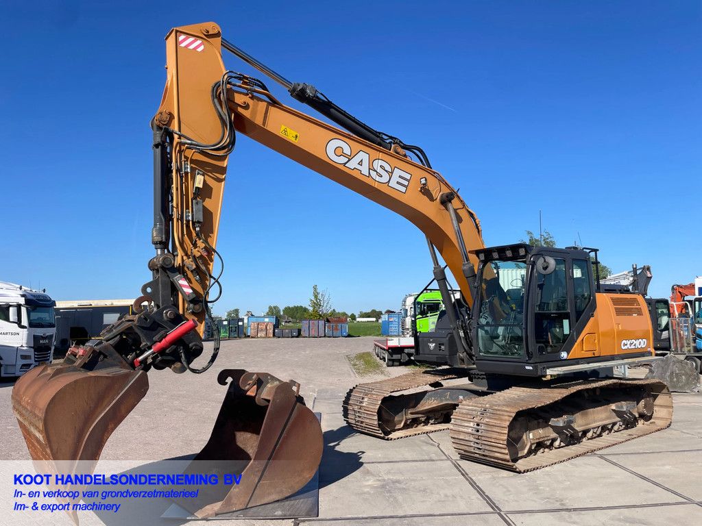 Case CX 210D! 7500H-GPS-Kantelstuk-2xBak