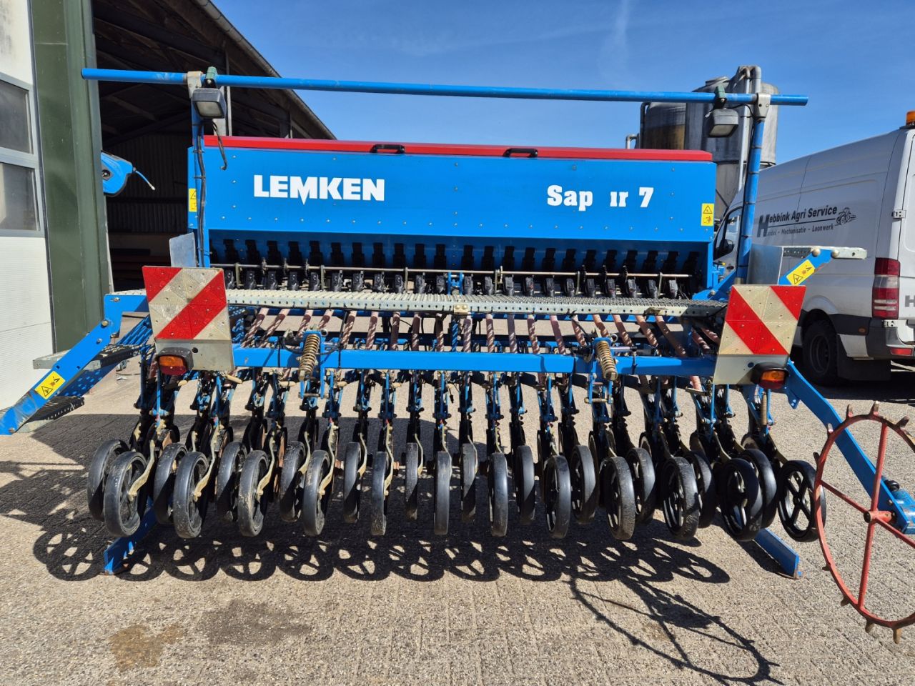 Lemken Saphir 7 schijven zaaimachine opbouw zaaimachine