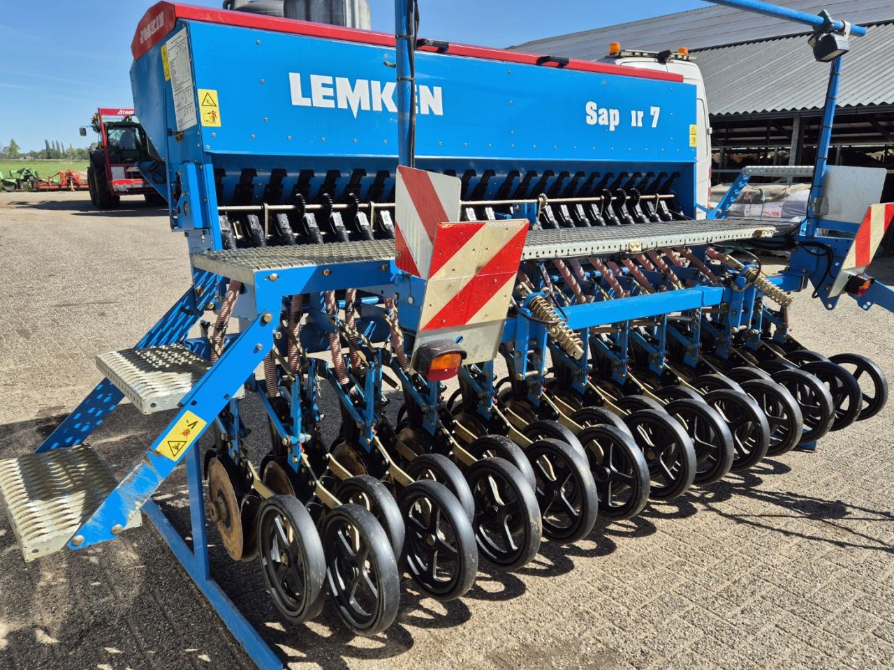Lemken Saphir 7 schijven zaaimachine opbouw zaaimachine