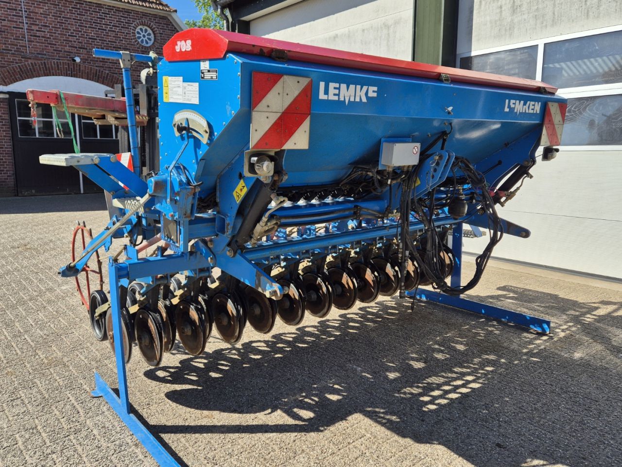 Lemken Saphir 7 schijven zaaimachine opbouw zaaimachine
