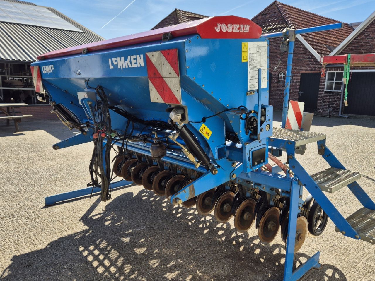 Lemken Saphir 7 schijven zaaimachine opbouw zaaimachine