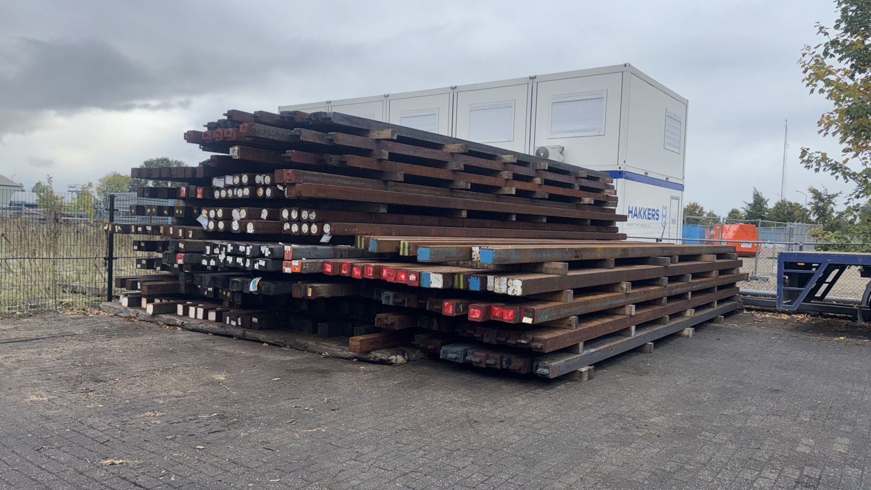 Staal billets ballast materiaal massief staal ijzer