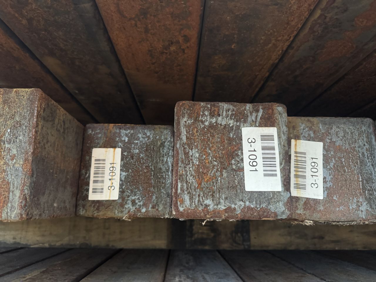 Staal billets ballast materiaal massief staal ijzer