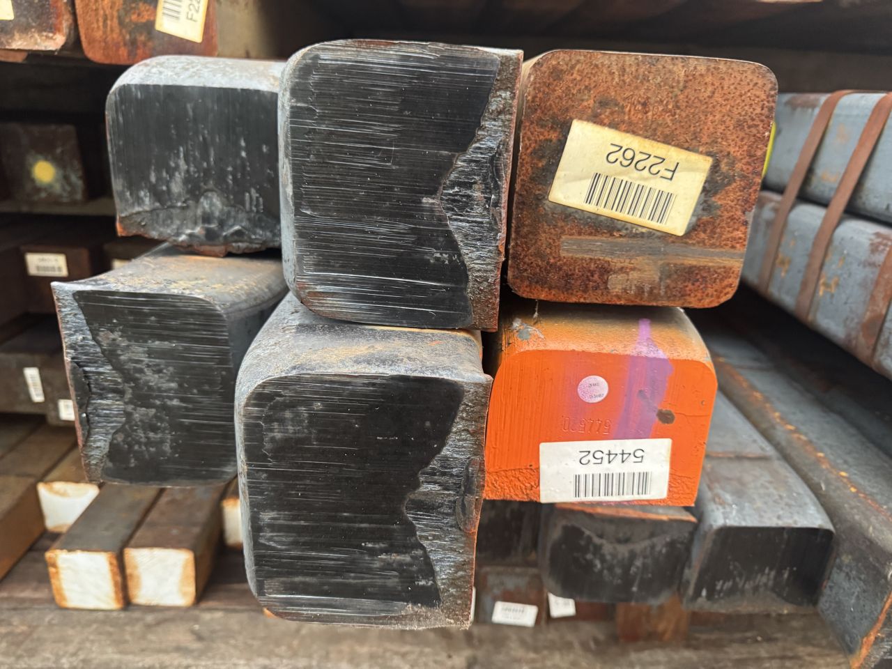 Staal billets ballast materiaal massief staal ijzer