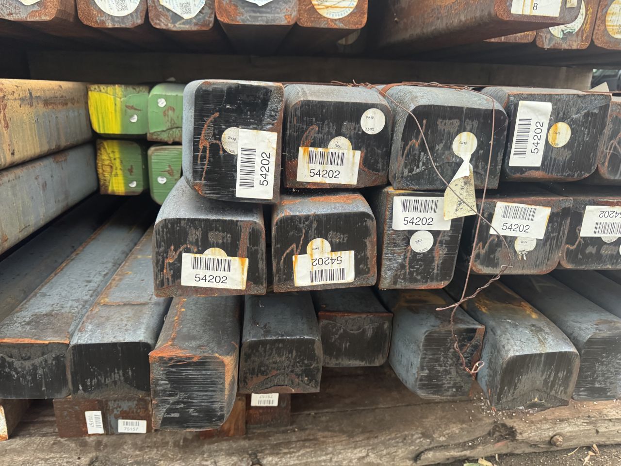 Staal billets ballast materiaal massief staal ijzer