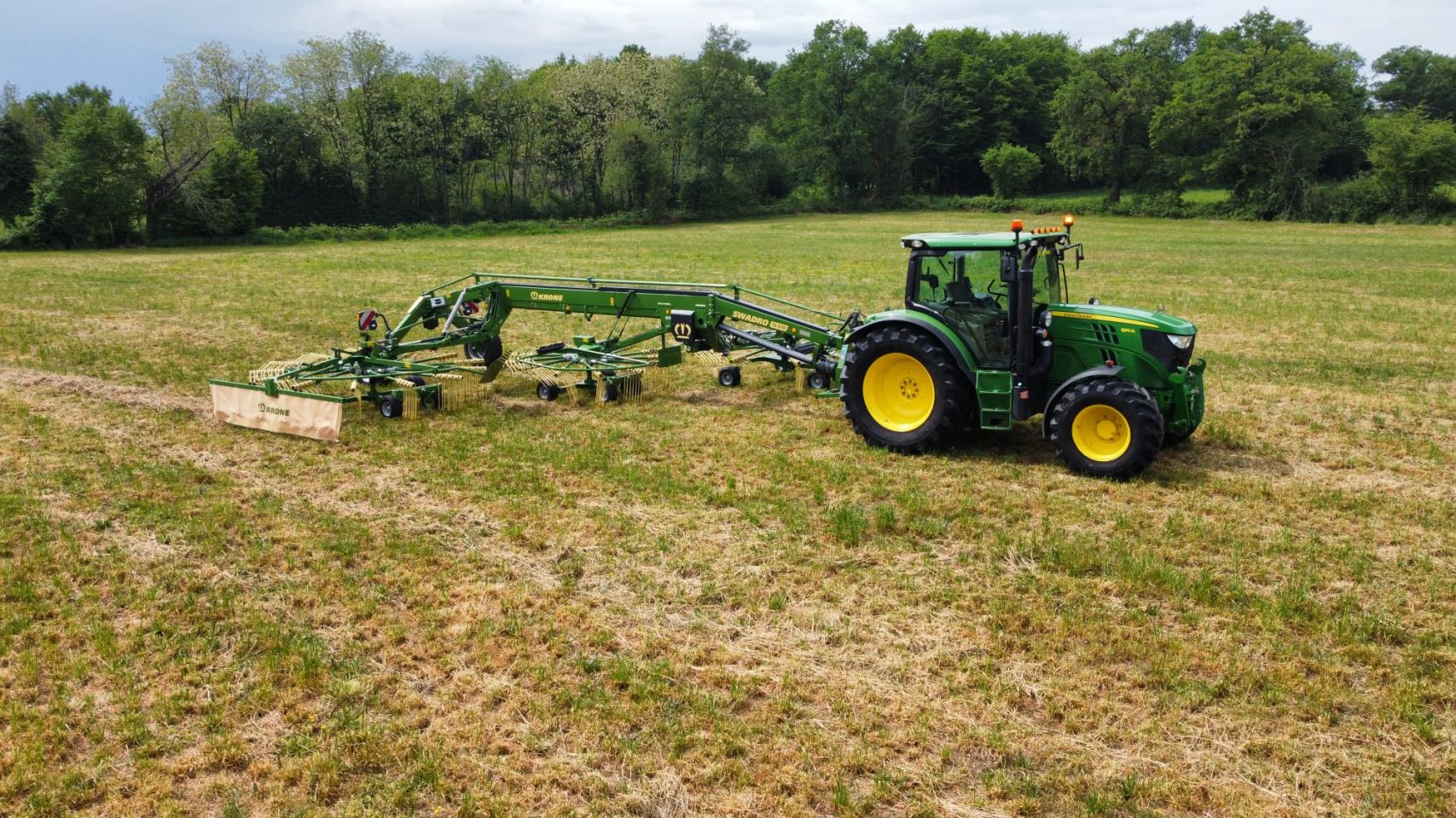 Krone Swadro TS 970 zij afleg hark