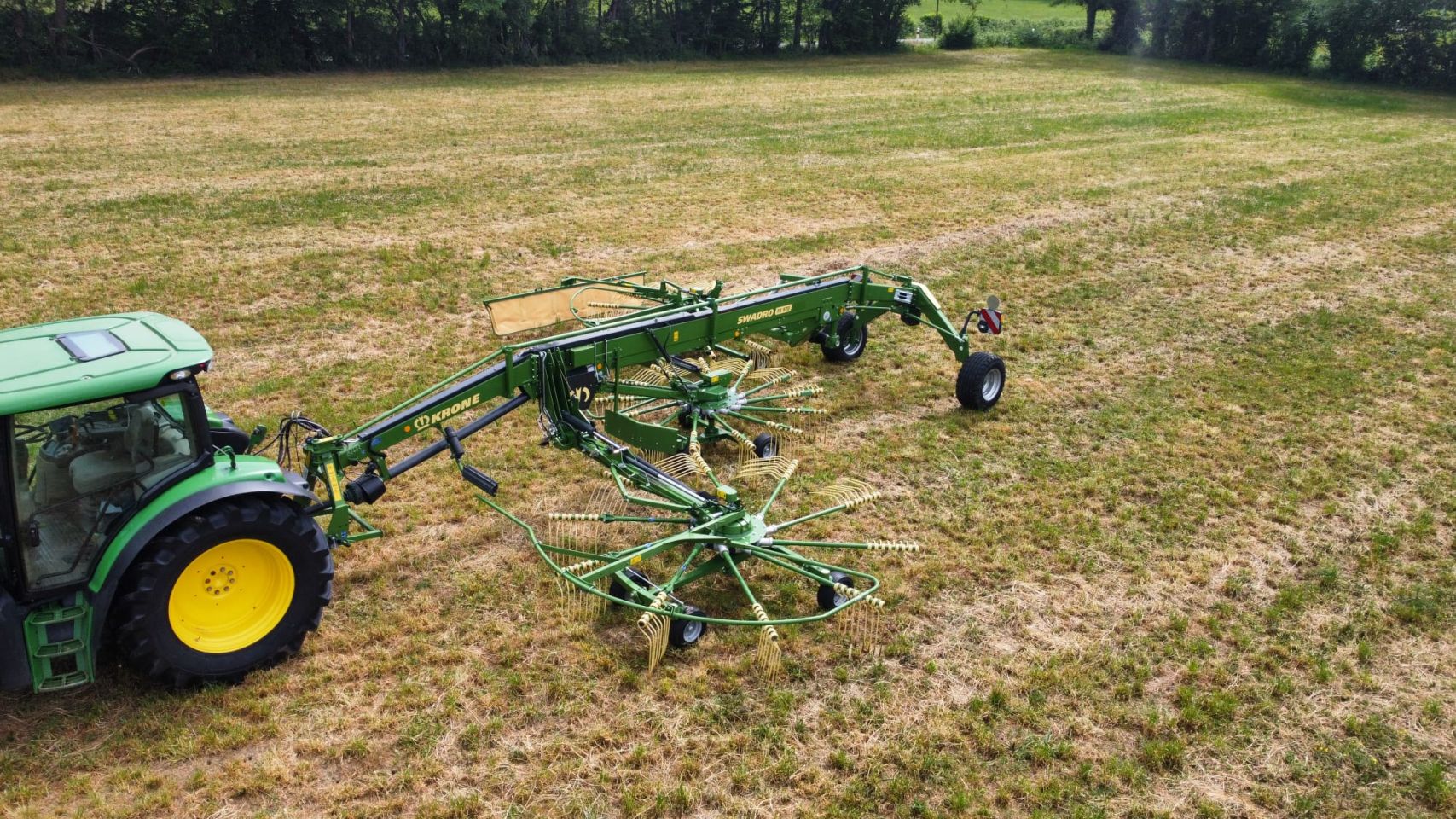 Krone Swadro TS 970 zij afleg hark
