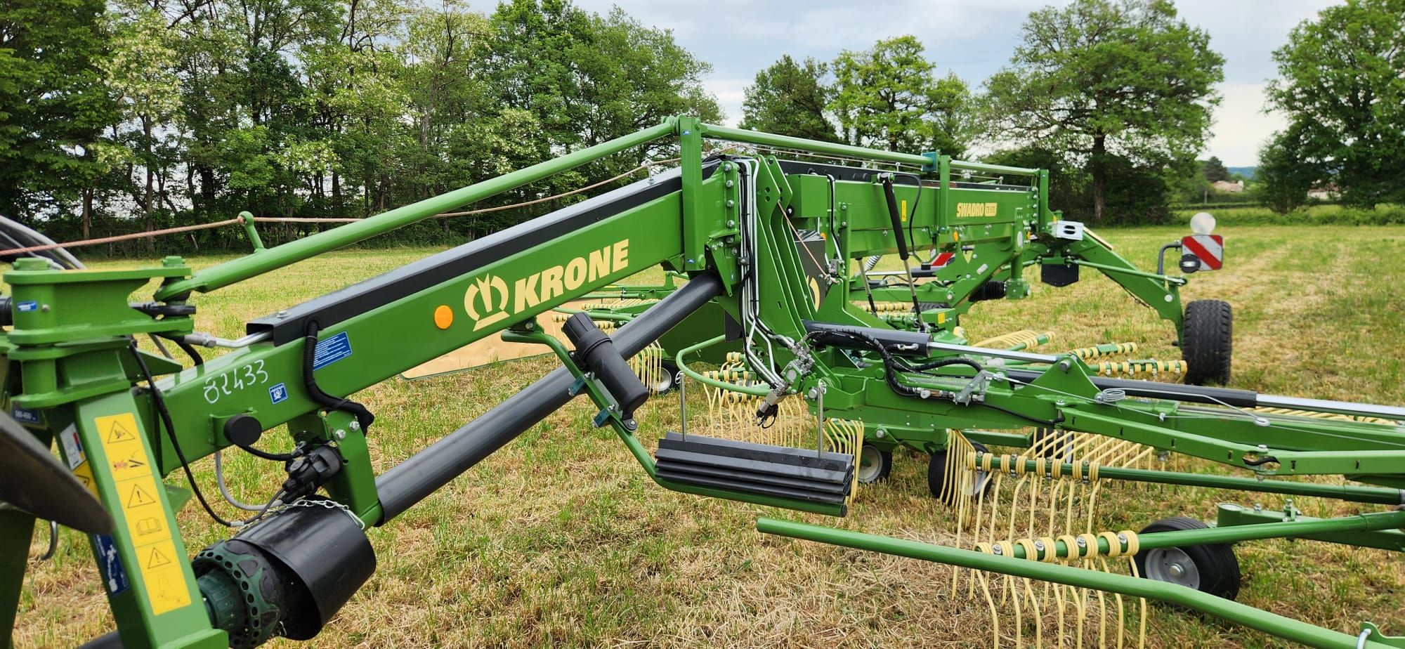 Krone Swadro TS 970 zij afleg hark
