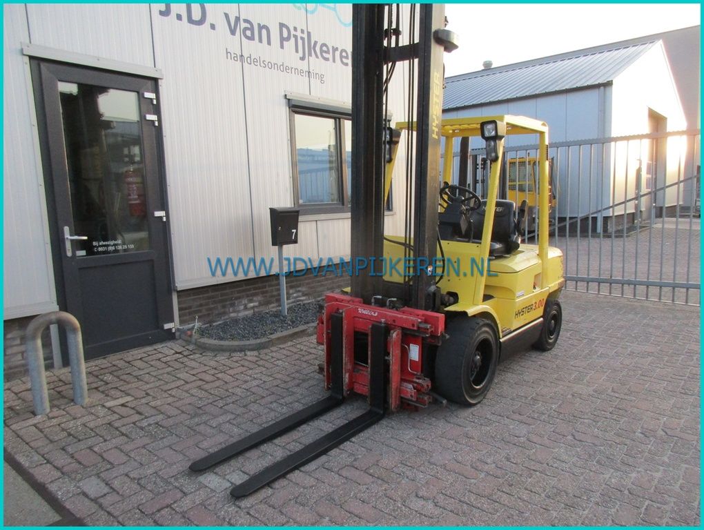 Hyster H3.00XM 2004 Perkins diesel vorkenspreider+sideshift