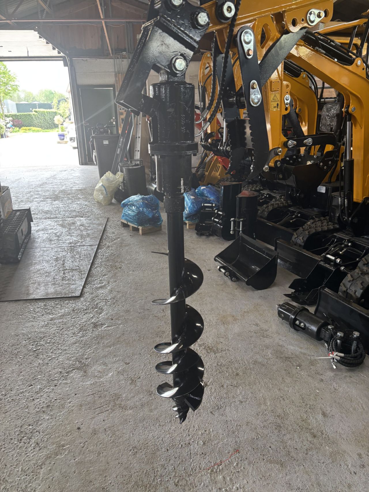 Hakhamer hydrolisch grondboor 20 cm