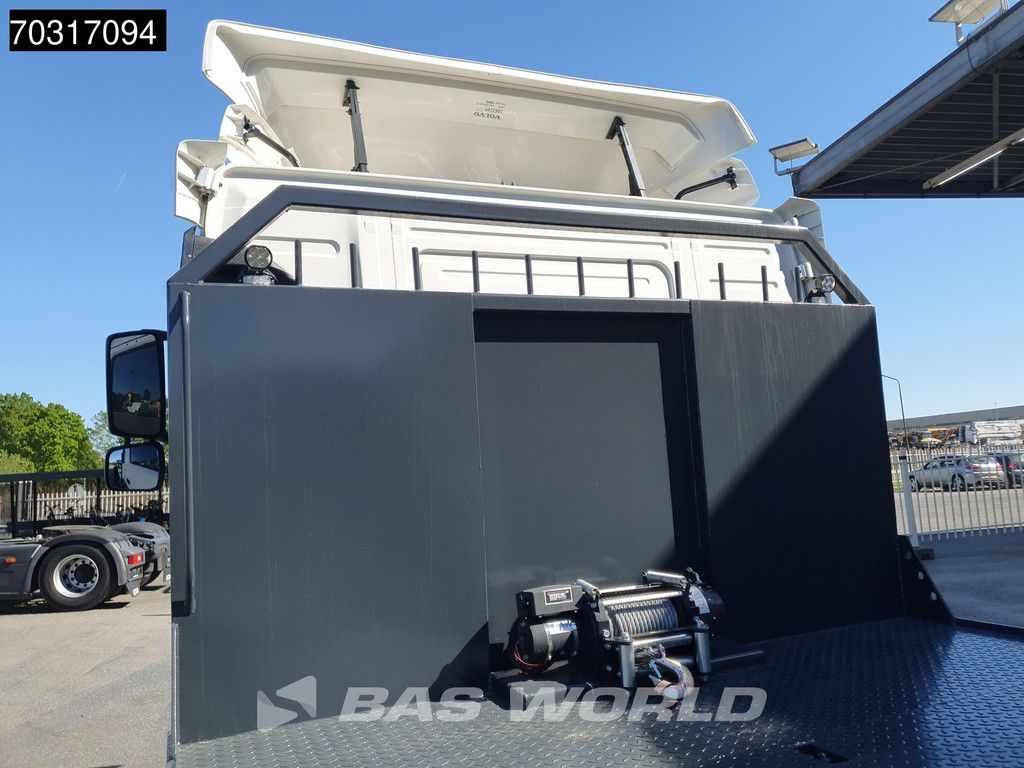 Volvo FM FM 410 6X2 Machine transporter Winch Lift+Steering Axle VEB ACC Euro 6