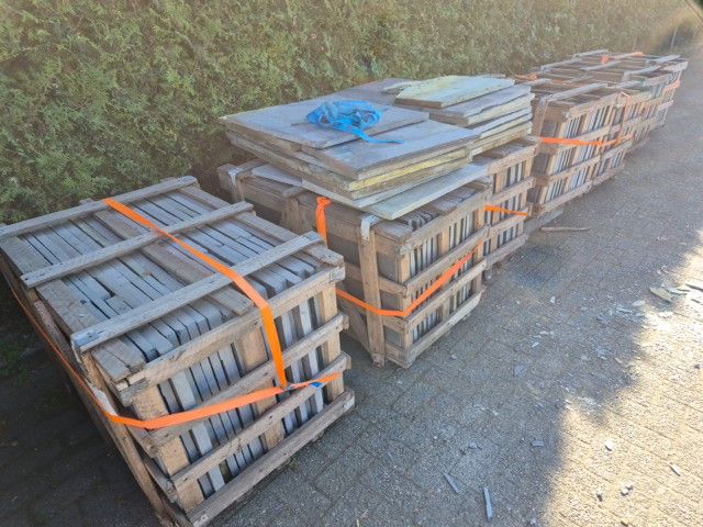 Wildverband natuur Leisteen tegels.
