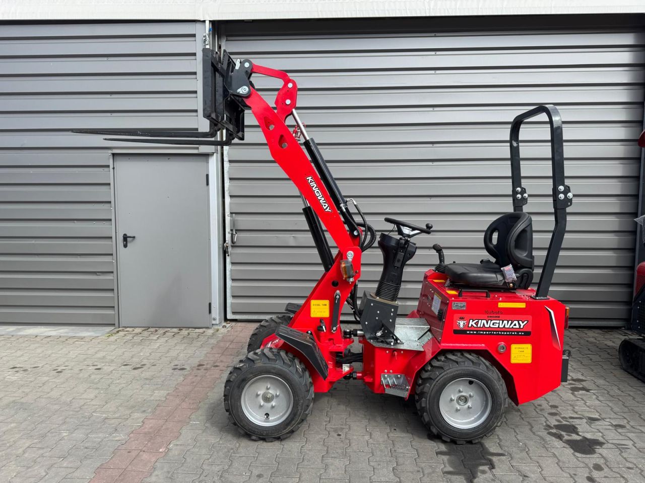 KINGWAY H160 Wiellader (knikgestuurd) – NIEUW | Kubota motor