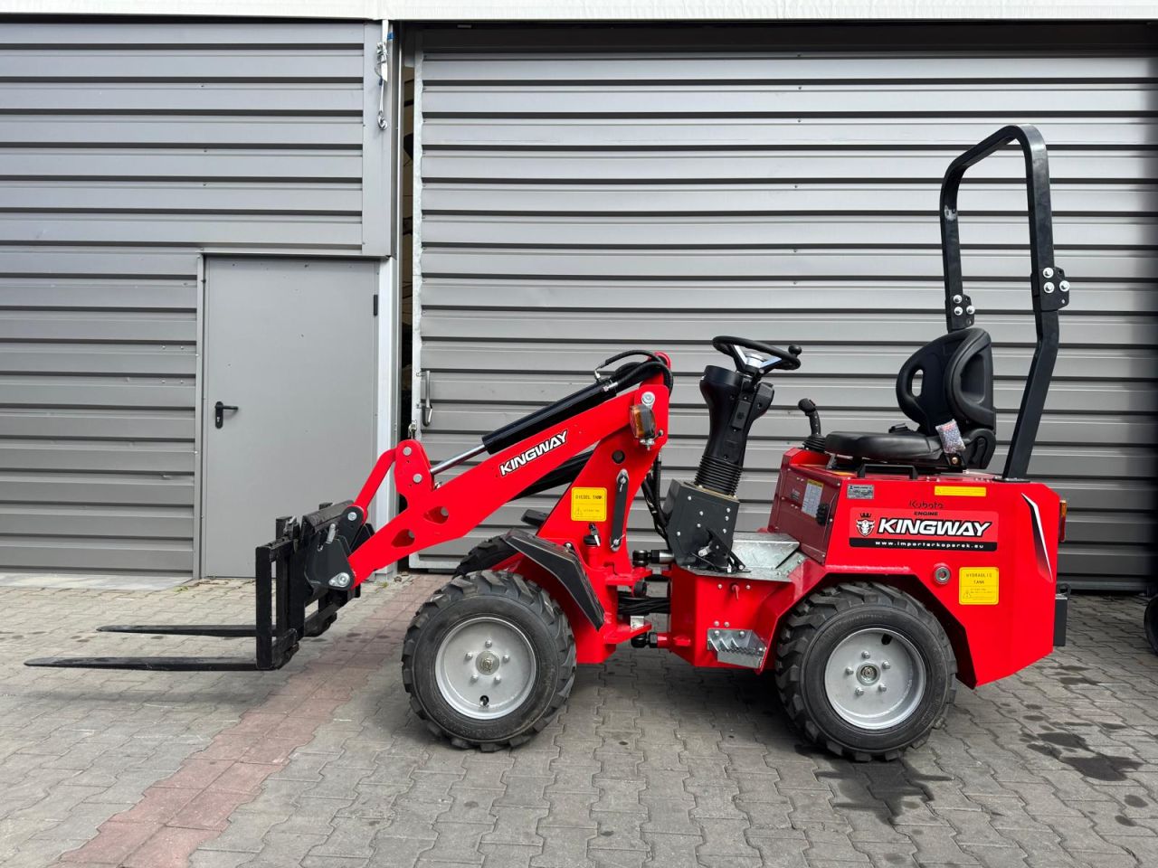 KINGWAY H160 Wiellader (knikgestuurd) – NIEUW | Kubota motor