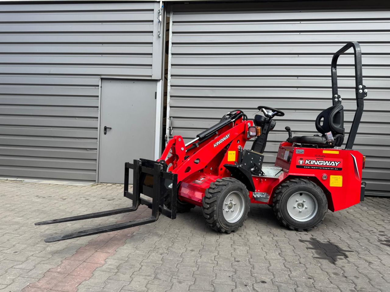 KINGWAY H160 Wiellader (knikgestuurd) – NIEUW | Kubota motor