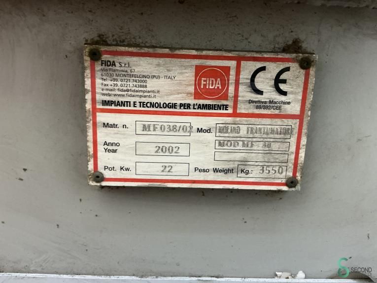 Zerkleinerungsmaschinen Fida MF 30 2002