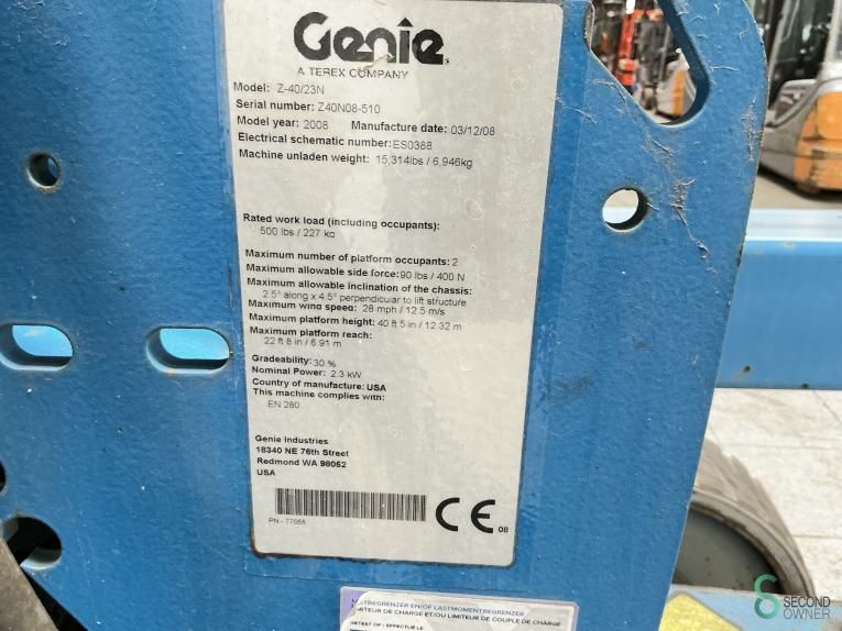 Gelenkteleskopbühne Genie Z-40/23N 2008