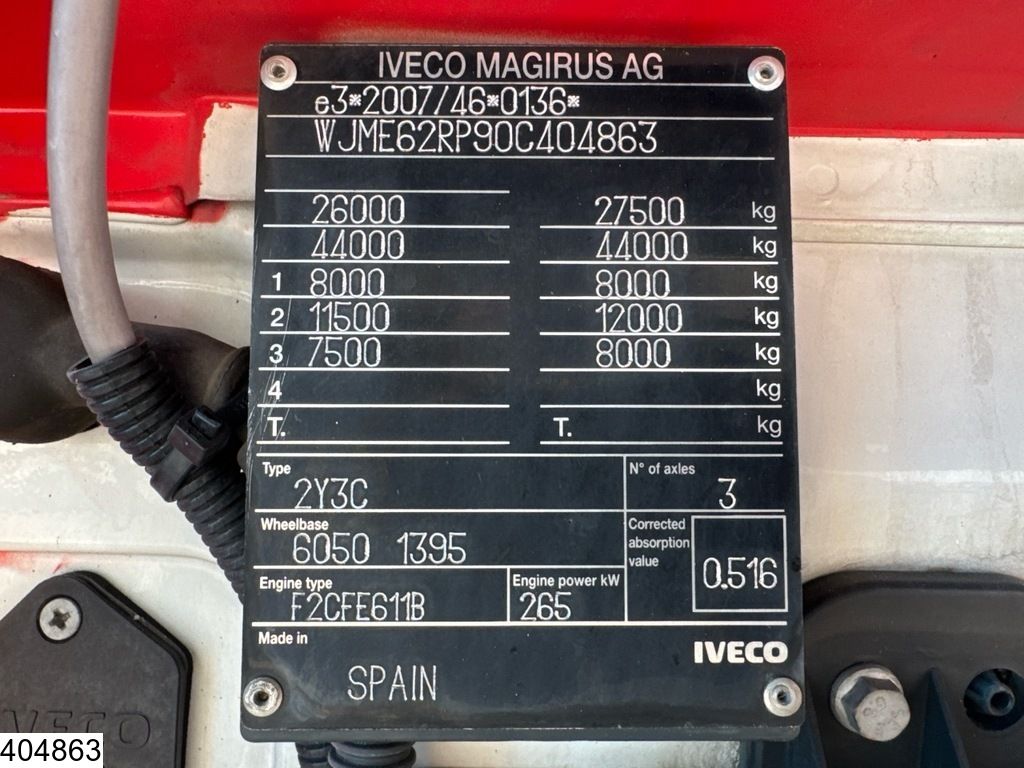 Iveco Stralis 360 6x2, EURO 6, Retarder