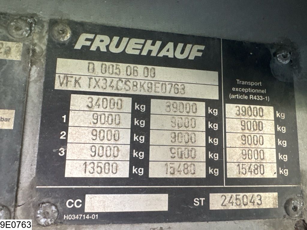 Fruehauf Tautliner aluminum side panels