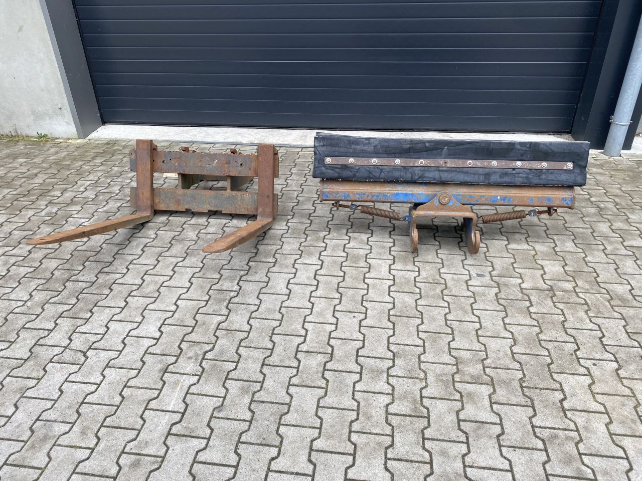CW 10 Palletvork en rubber schuif