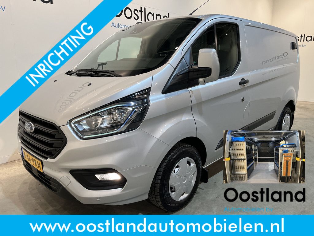 Ford Transit Custom 300 2.0 TDCI L1H1 Trend 130 PK Servicebus / Sortimo Inrichting / Euro 6 / Airco / CarPlay / Camera / Cruise Control / 3-Zits