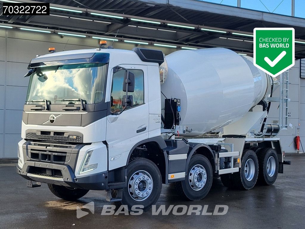 Volvo FMX FMX 430 8X4 NEW! 10m3 Mixer Steel suspension Big-Axle VEB Euro 6