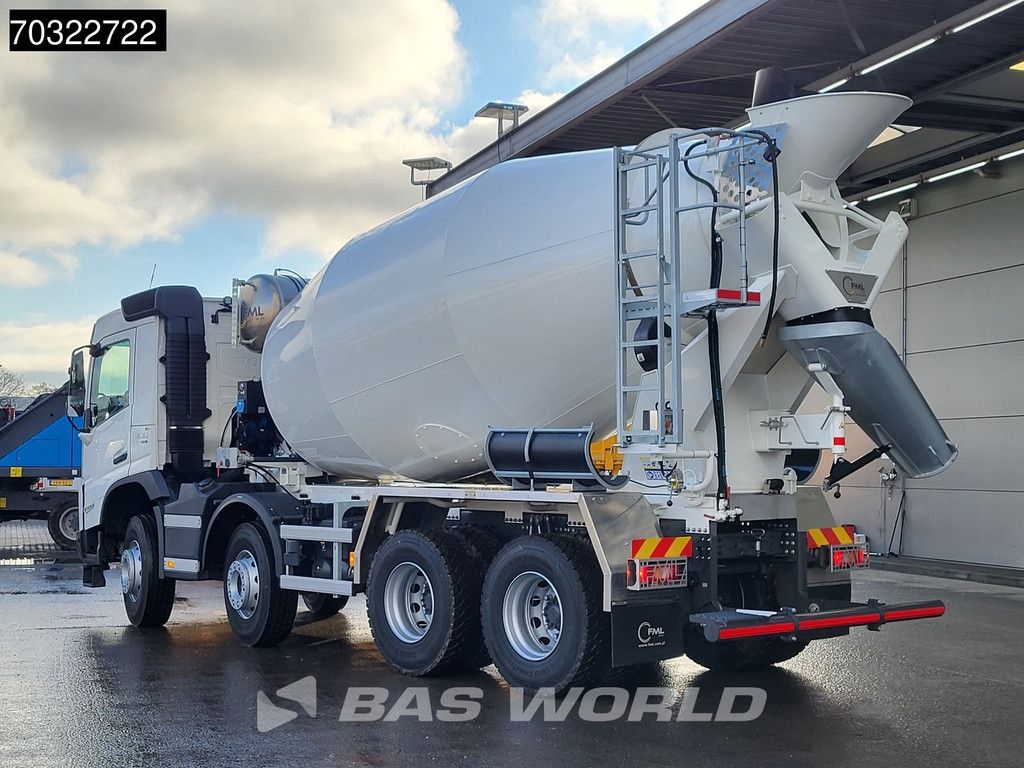 Volvo FMX FMX 430 8X4 NEW! 10m3 Mixer Steel suspension Big-Axle VEB Euro 6