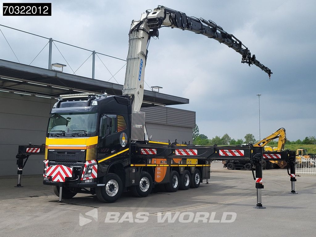 Volvo FH16 FH16 650 10X4 EFFER 2655 7S + 6S Jib Crane Kran Big-Axle Lift+steering Axle VEB+