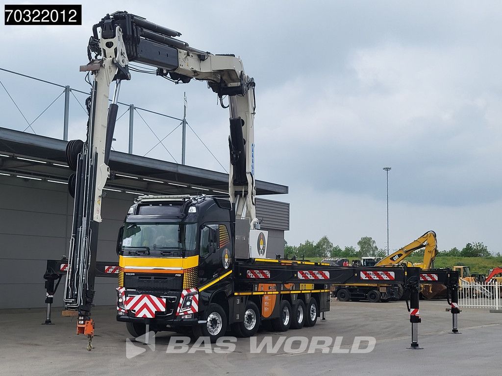 Volvo FH16 FH16 650 10X4 EFFER 2655 7S + 6S Jib Crane Kran Big-Axle Lift+steering Axle VEB+