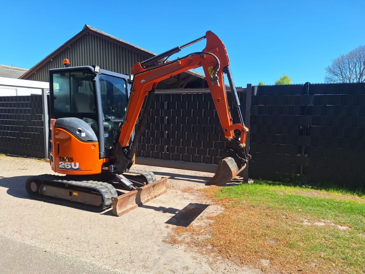 Hitachi ZX26U Bobcat yanmar graafmachine kobelco kubota neuson