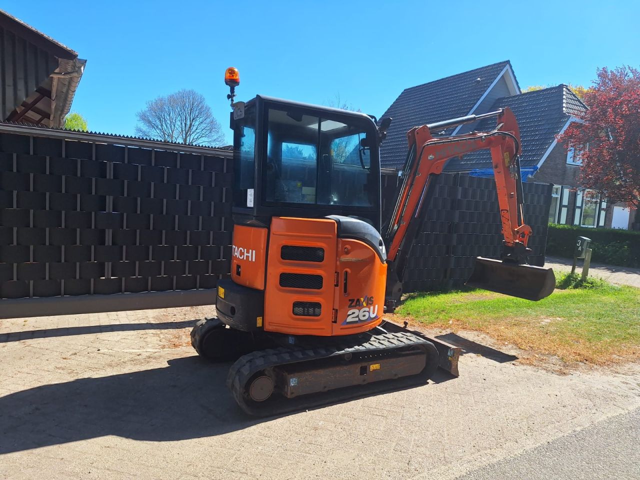 Hitachi ZX26U Bobcat yanmar graafmachine kobelco kubota neuson