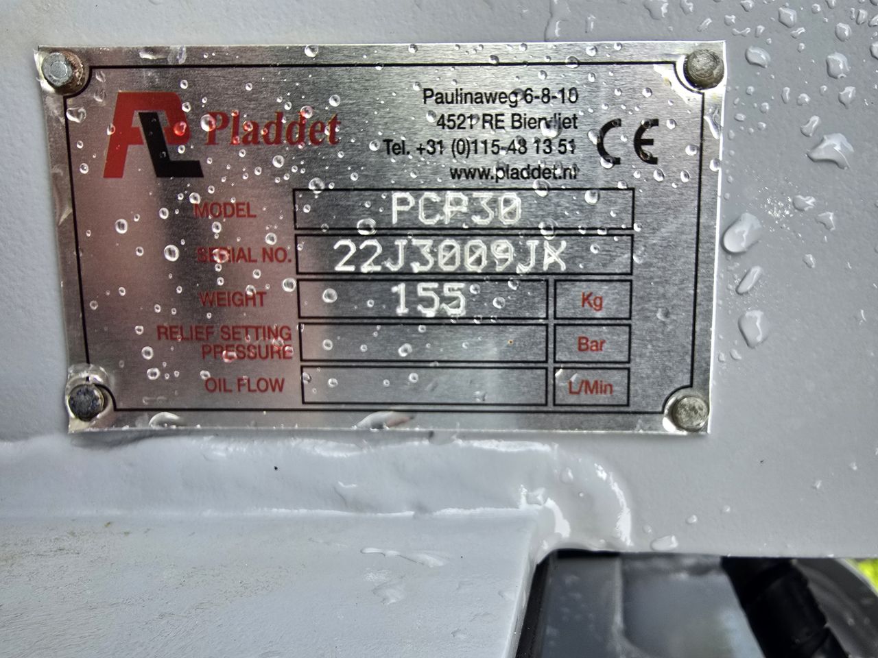 Pladdet, trilblok PCP30