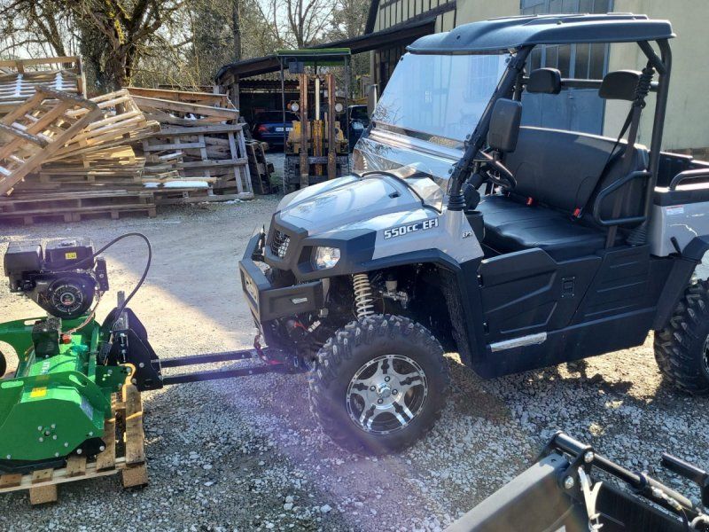 Hisun Sector 550 + Frontmähwerk / Mulcher + STVZO