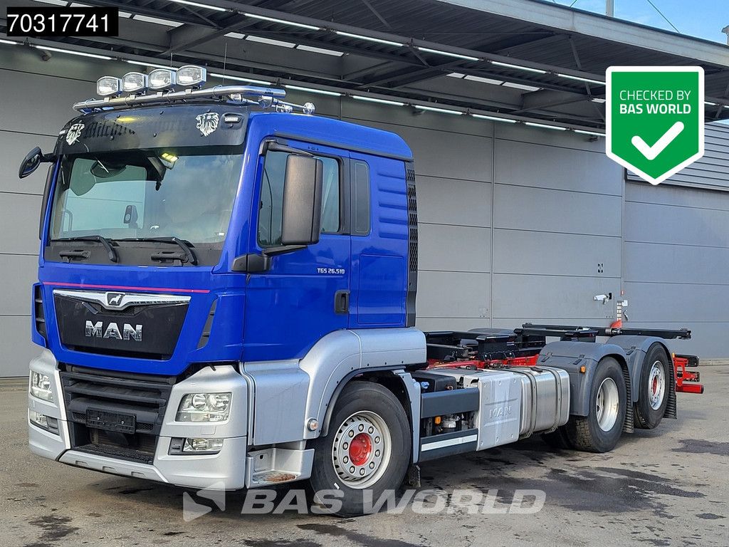 MAN TGS 26.510 6X2 BDF Full air suspension Lift+steering axle Automatic Euro 6