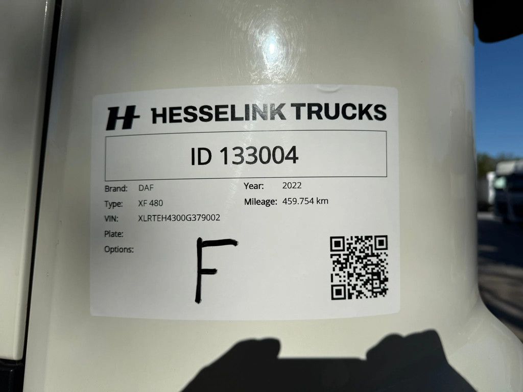 DAF XF 480 4x2 Super Space SSC 2x tank 1.435L