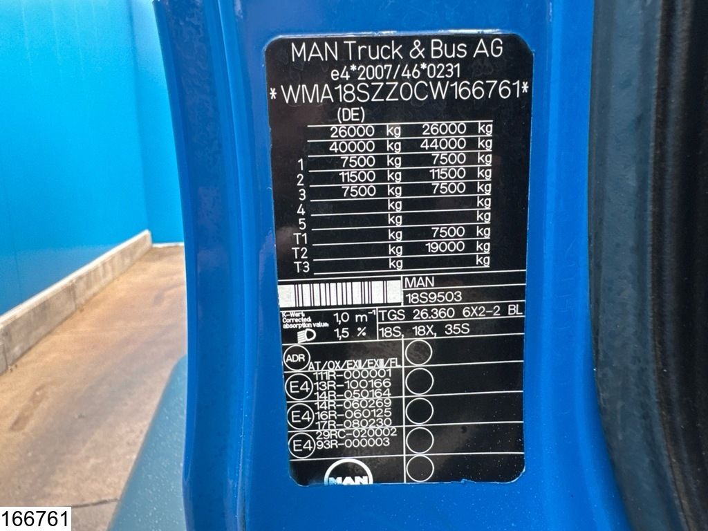 MAN TGS 26 320 6x2, EURO 5, 20120 Liter, 3 Comp, PTO,