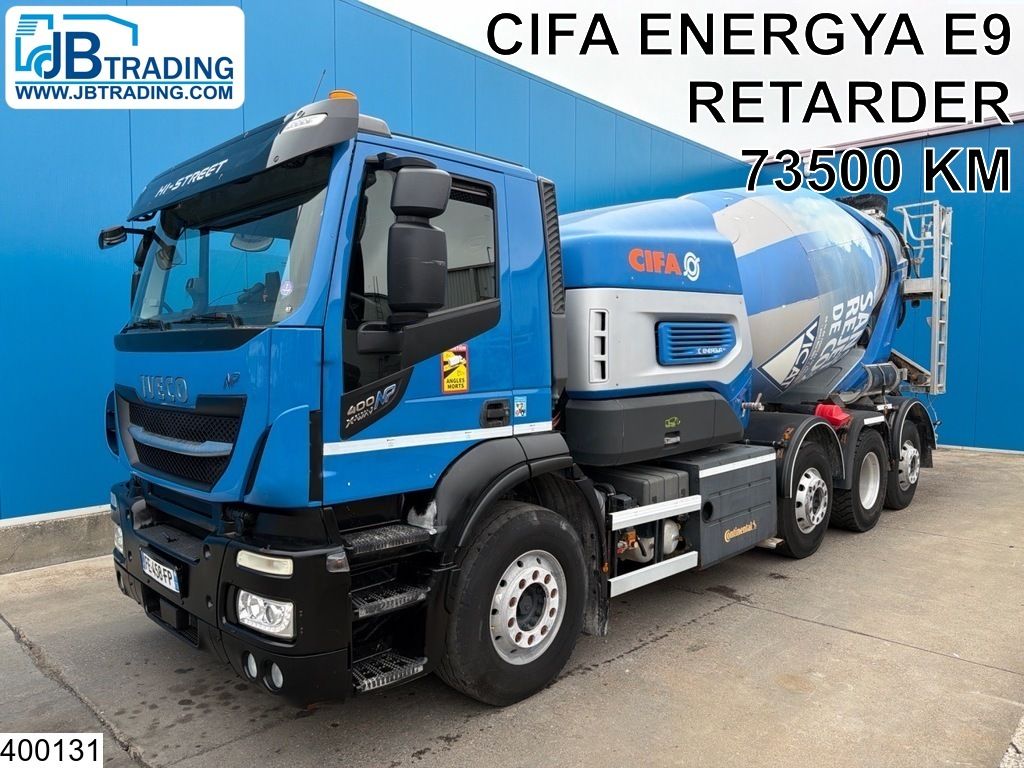 Iveco Stralis 8x2, EURO 6, Retarder, CIFA 9m3, CNG