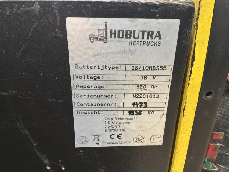 Gabelstapler Elektrisch Hyster E 5.50 XL 2002 Seitenschub