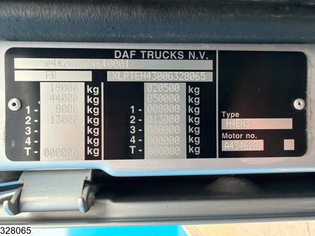 DAF XF 480 EURO 6d, Retarder, Standairco