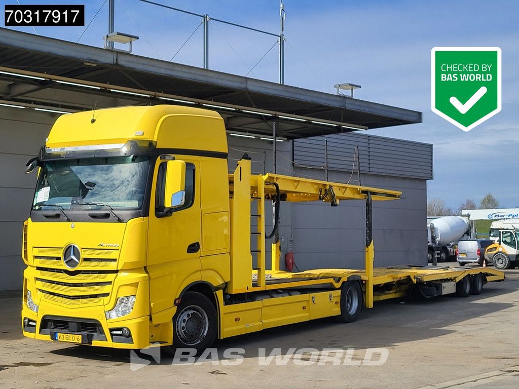 Mercedes Actros 1845 4X2 NL-Combi Car transporter GS Meppel Winch Full Air Euro 6