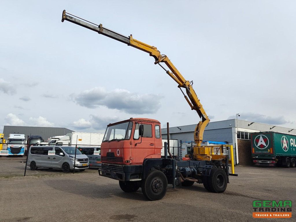 DAF FAV 1800 DT 320 4x4 Day Cab - Effer 2x Extendable - Fully Leaf-Sprung - MARGIN