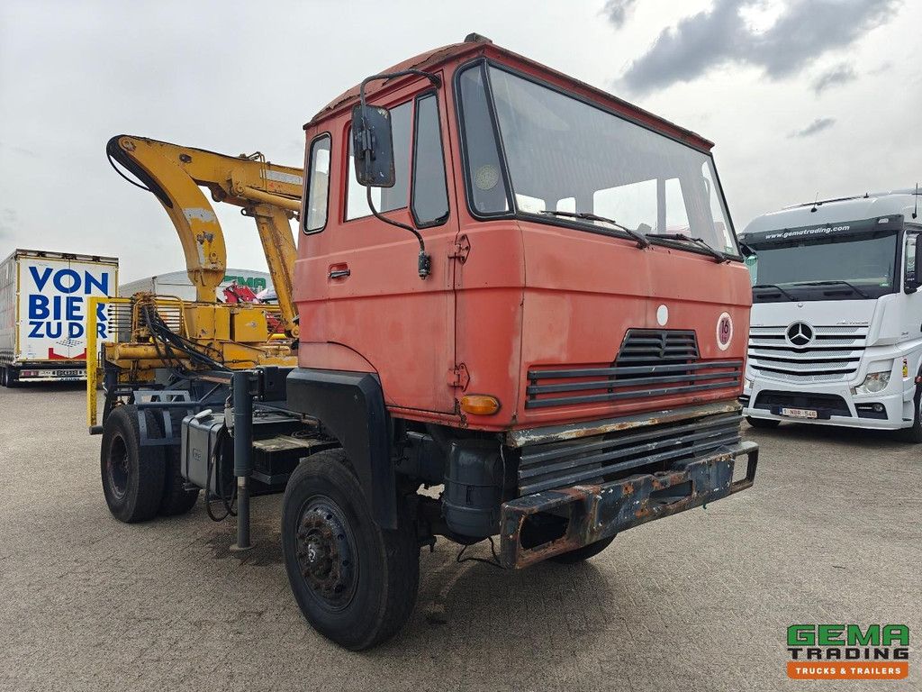 DAF FAV 1800 DT 320 4x4 Day Cab - Effer 2x Extendable - Fully Leaf-Sprung - MARGIN