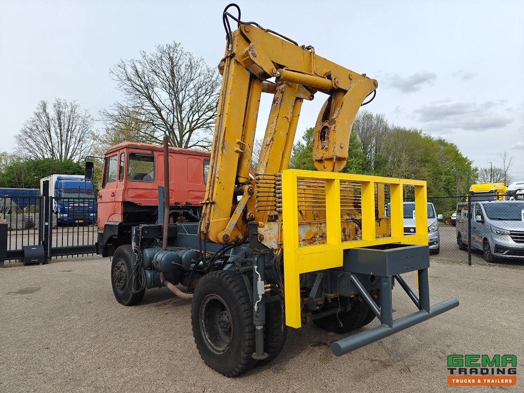 DAF FAV 1800 DT 320 4x4 Day Cab - Effer 2x Extendable - Fully Leaf-Sprung - MARGIN